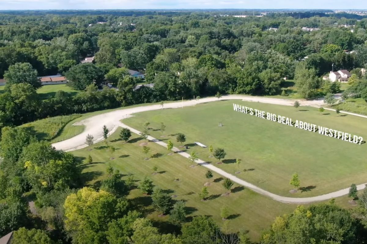 Westfield Indiana aerial view Westfield Indiana aerial view