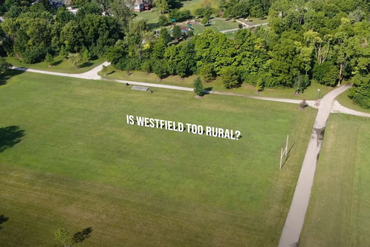 aerial of westfiled iN Westfield IN neighborhood, How far north is too far for Indianapolis