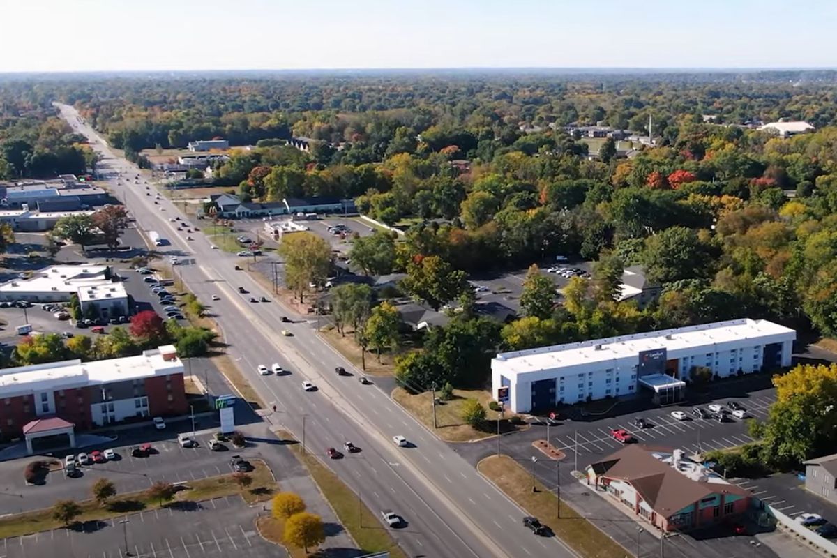aerial view of Greenwood street, Top Reasons to Live in Greenwood Indiana aerial view of Greenwood street, Top Reasons to Live in Greenwood Indiana