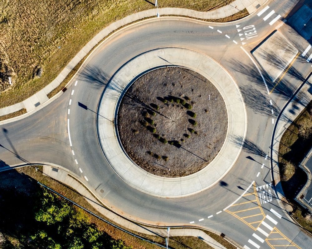 aerial view of a roundabout, 5 Obscure reasons to enjoy living in, IN aerial view of a roundabout, 5 Obscure reasons to enjoy living in, IN