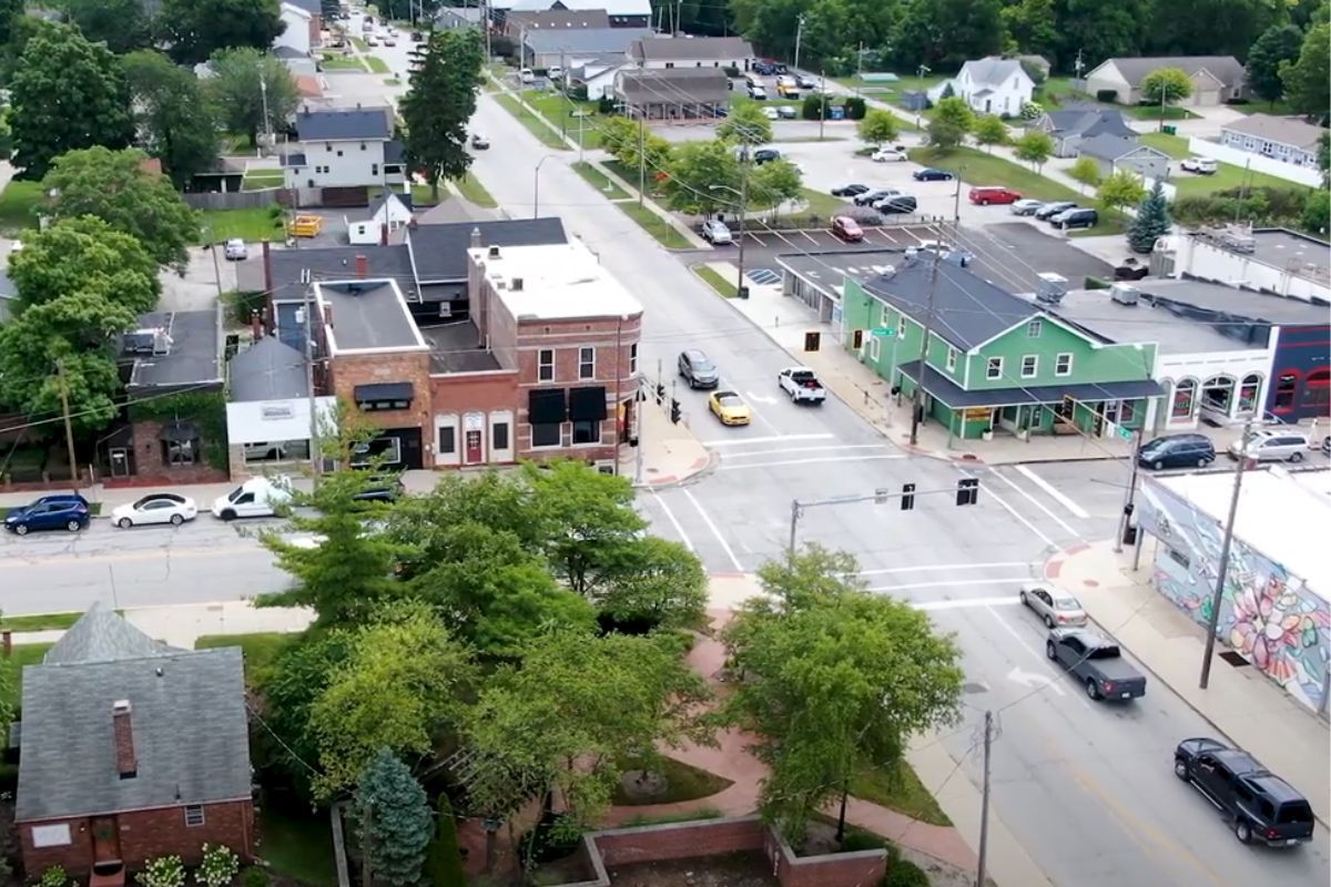 image of downtown Westfield IN