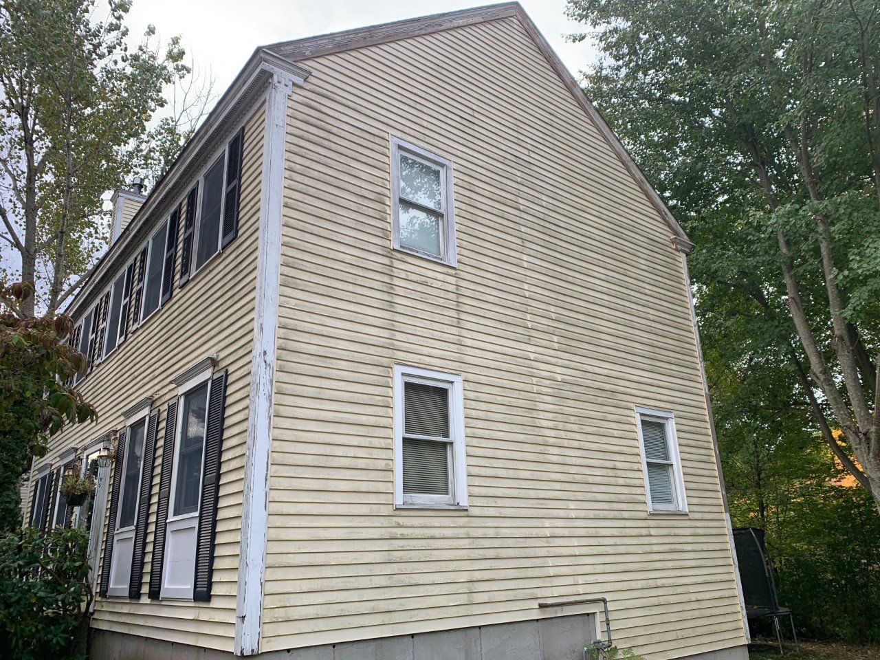 Before & After Residential Siding Wash