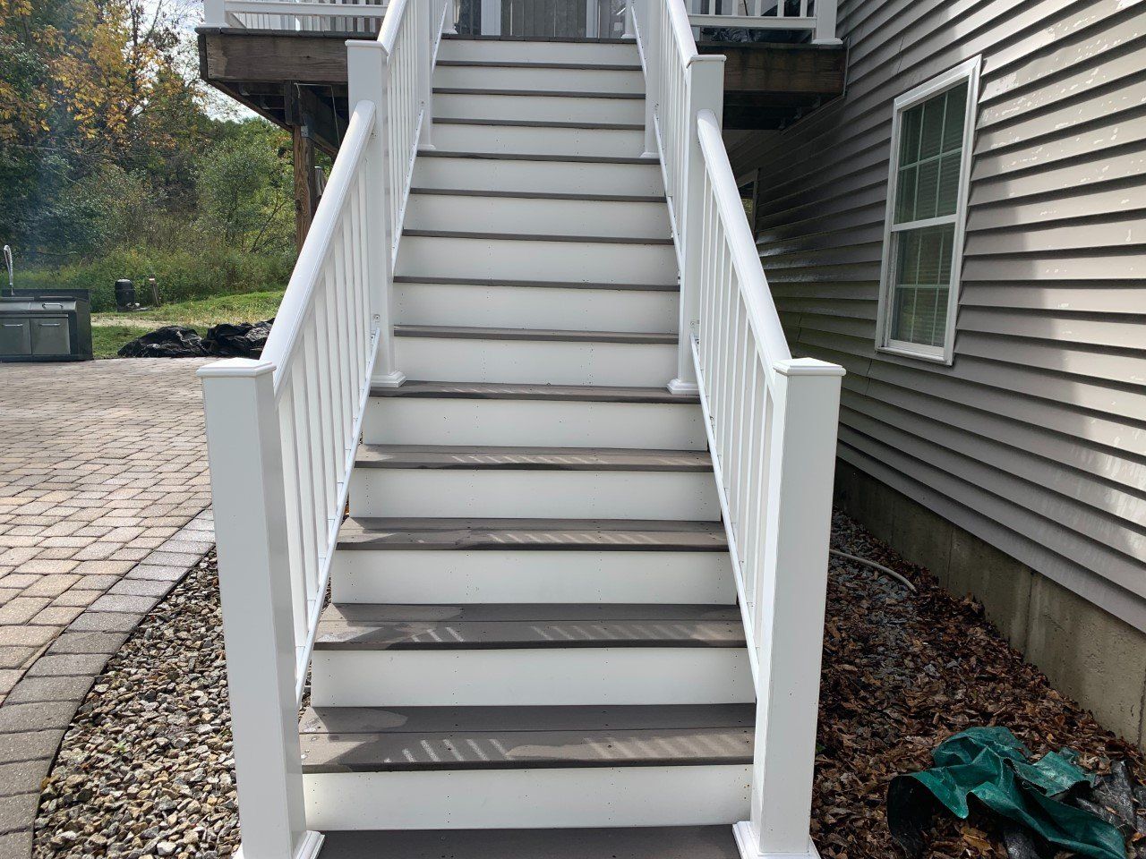 After Staircase Power Washing Results