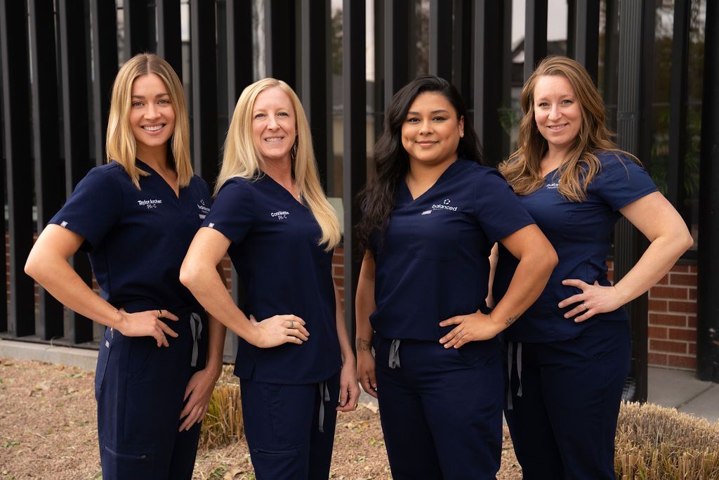 Balanced Healthcare's Cora Mattie and staff