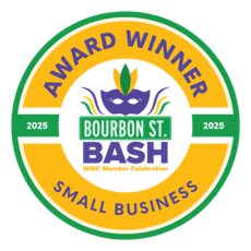 Bourbon St. Bash 2025 award winner badge