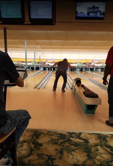 people having fun while bowling — Bowling Alley in Norwood, MA