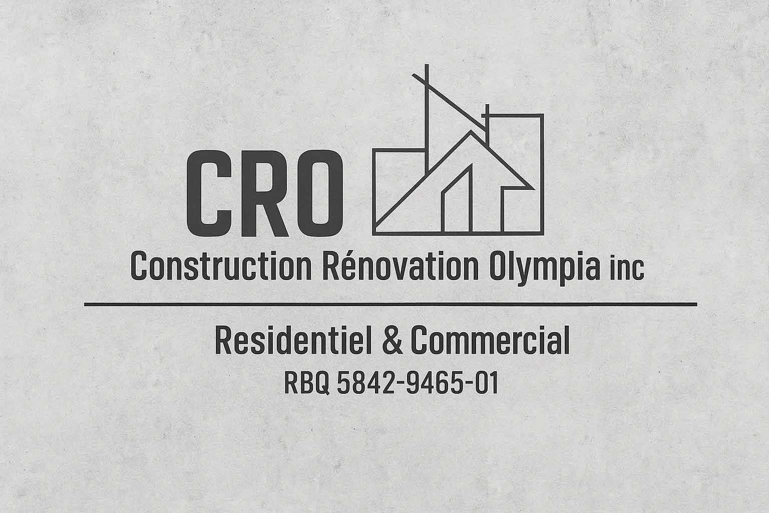 Logo Construction Rénovation Olympia Inc.