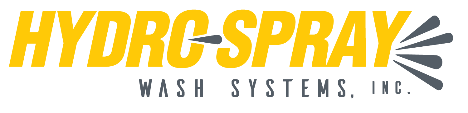 a logo for hydro spray wash systems , inc. car wash distributor in Pennsylvania serving New England