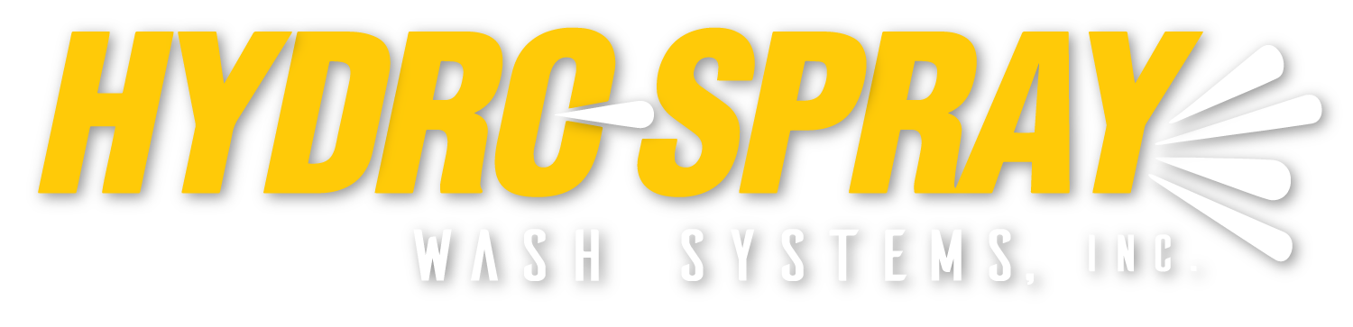 a logo for hydro spray wash systems , inc. car wash distributor in Pennsylvania serving New England