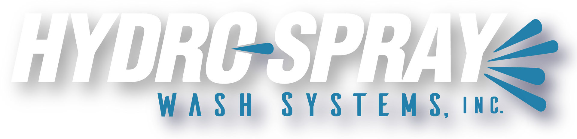 a logo for hydro spray wash systems , inc. car wash distributor in Pennsylvania serving New England