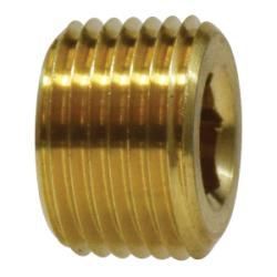 Countersunk Hex Plug 1/8