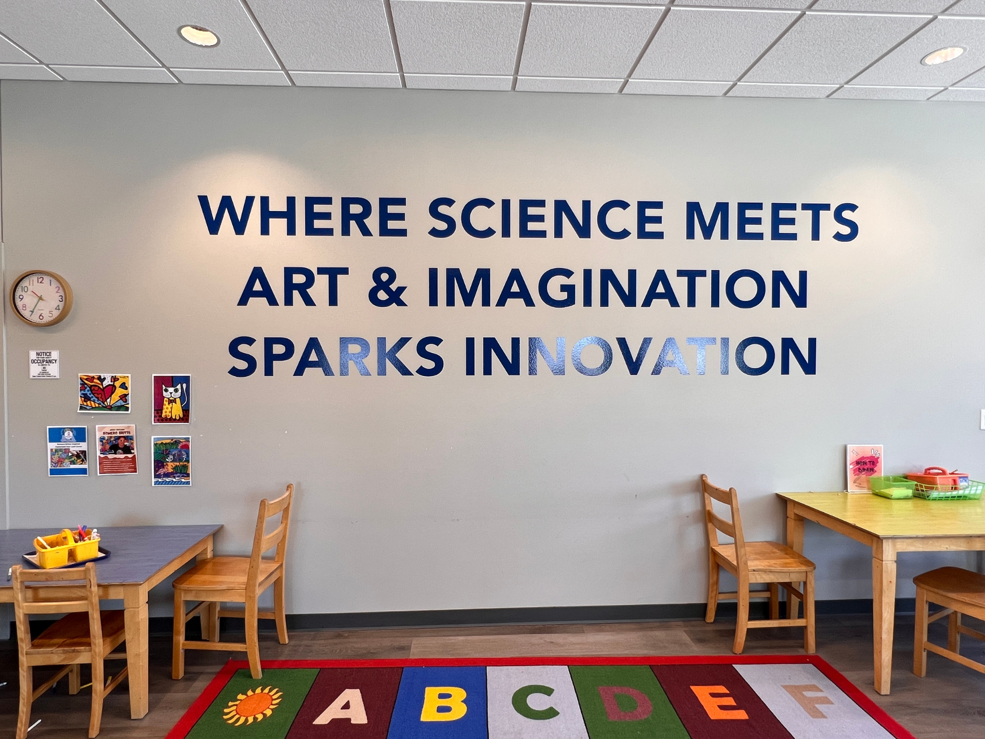 The Imagination  Station Wall