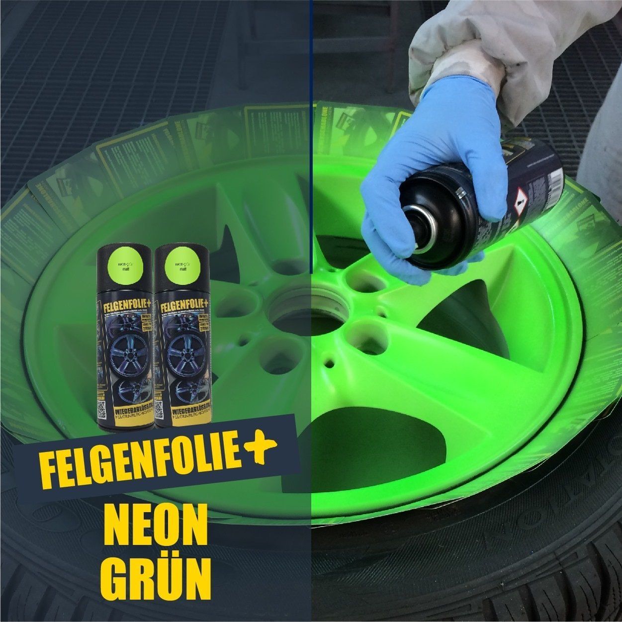 Felgenfolie Grün