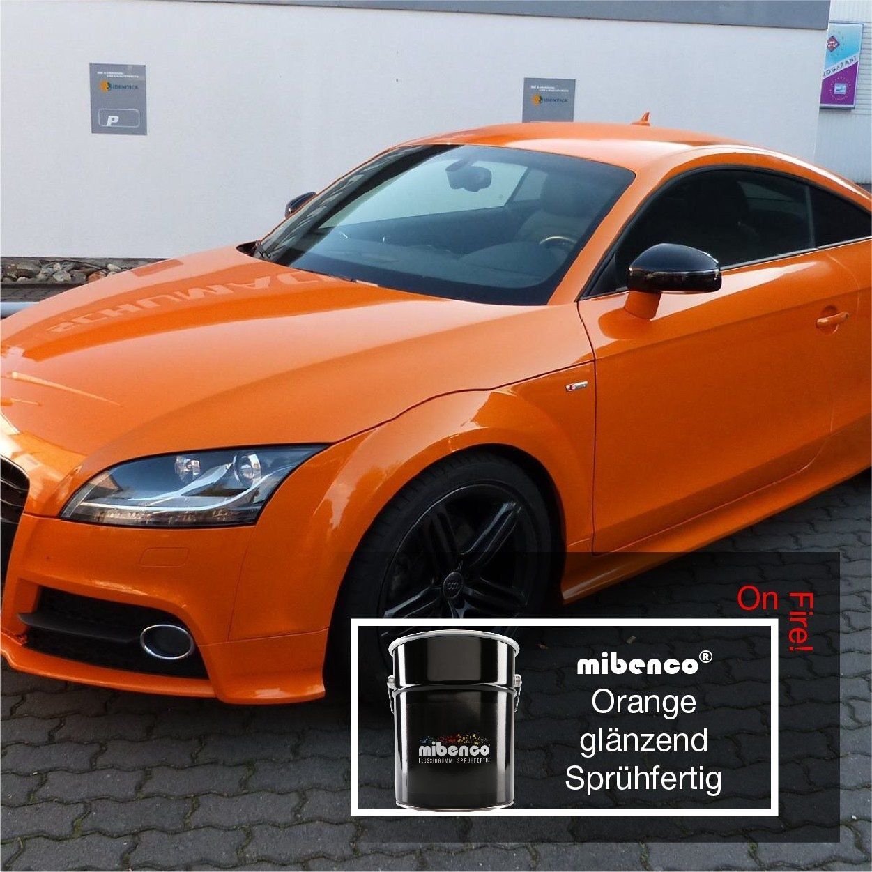 Flüssiggummi Sprühfertig Orange