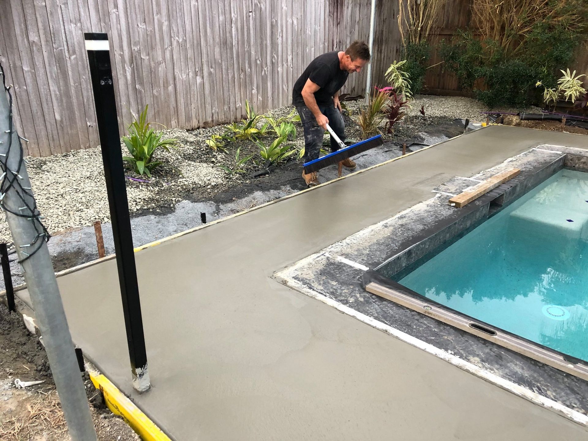 Concreting by Pool — NQ Parks and Gardens in Cairns, QLD