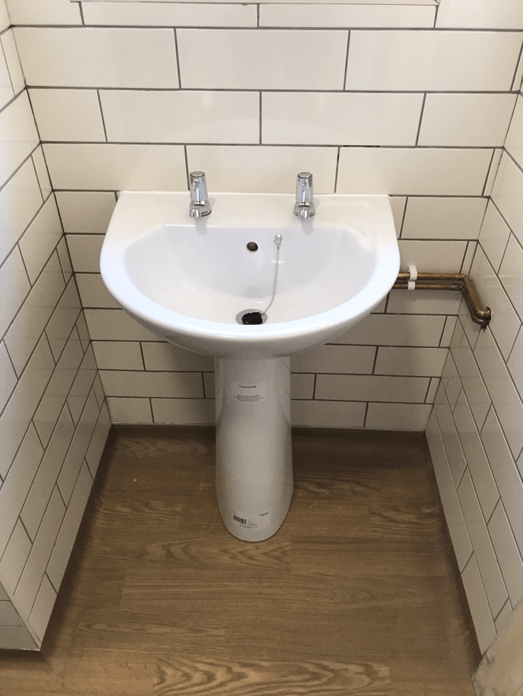 Basin Installation at Pub in London