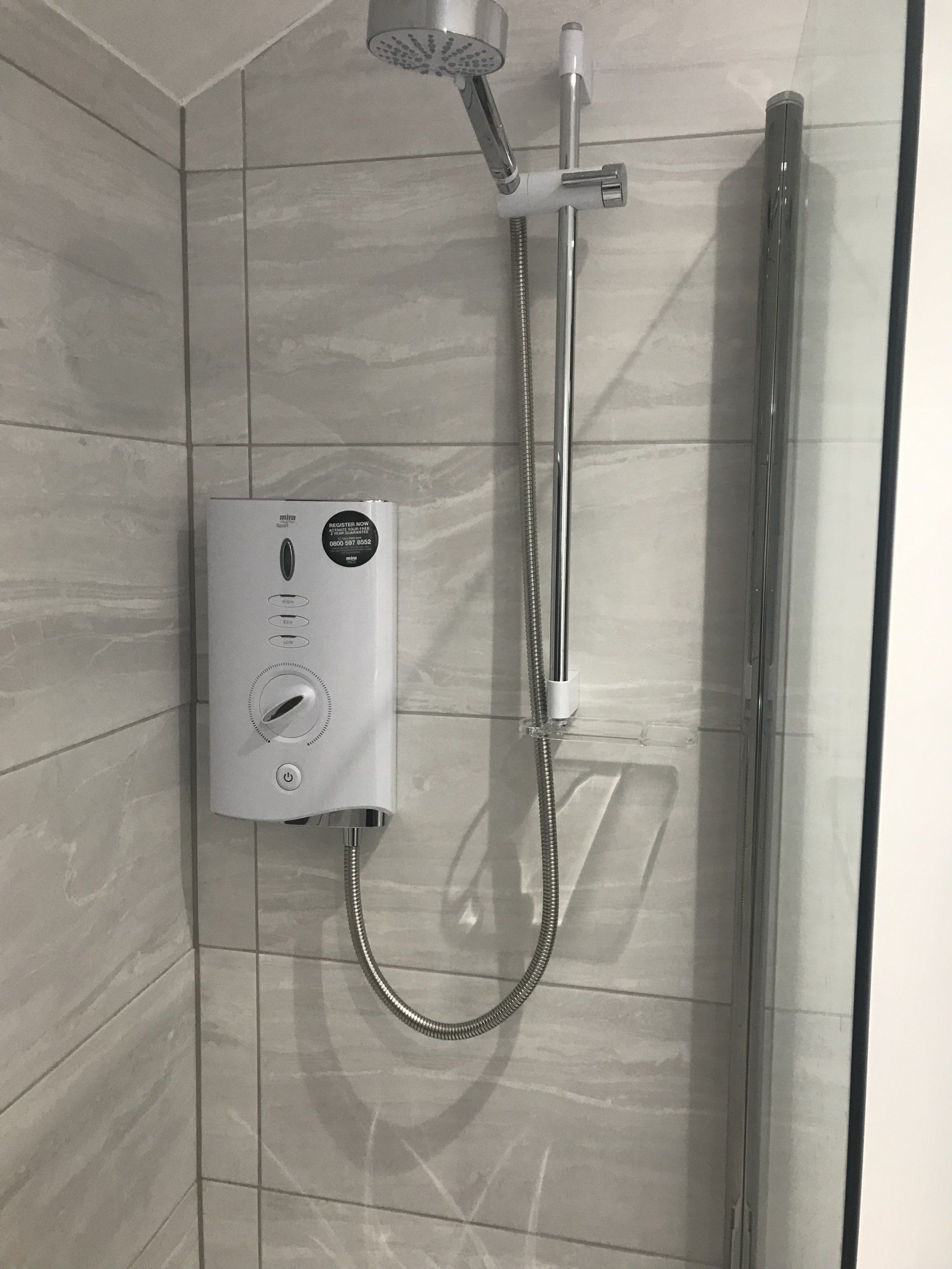 Domestic Shower installation in Derriford