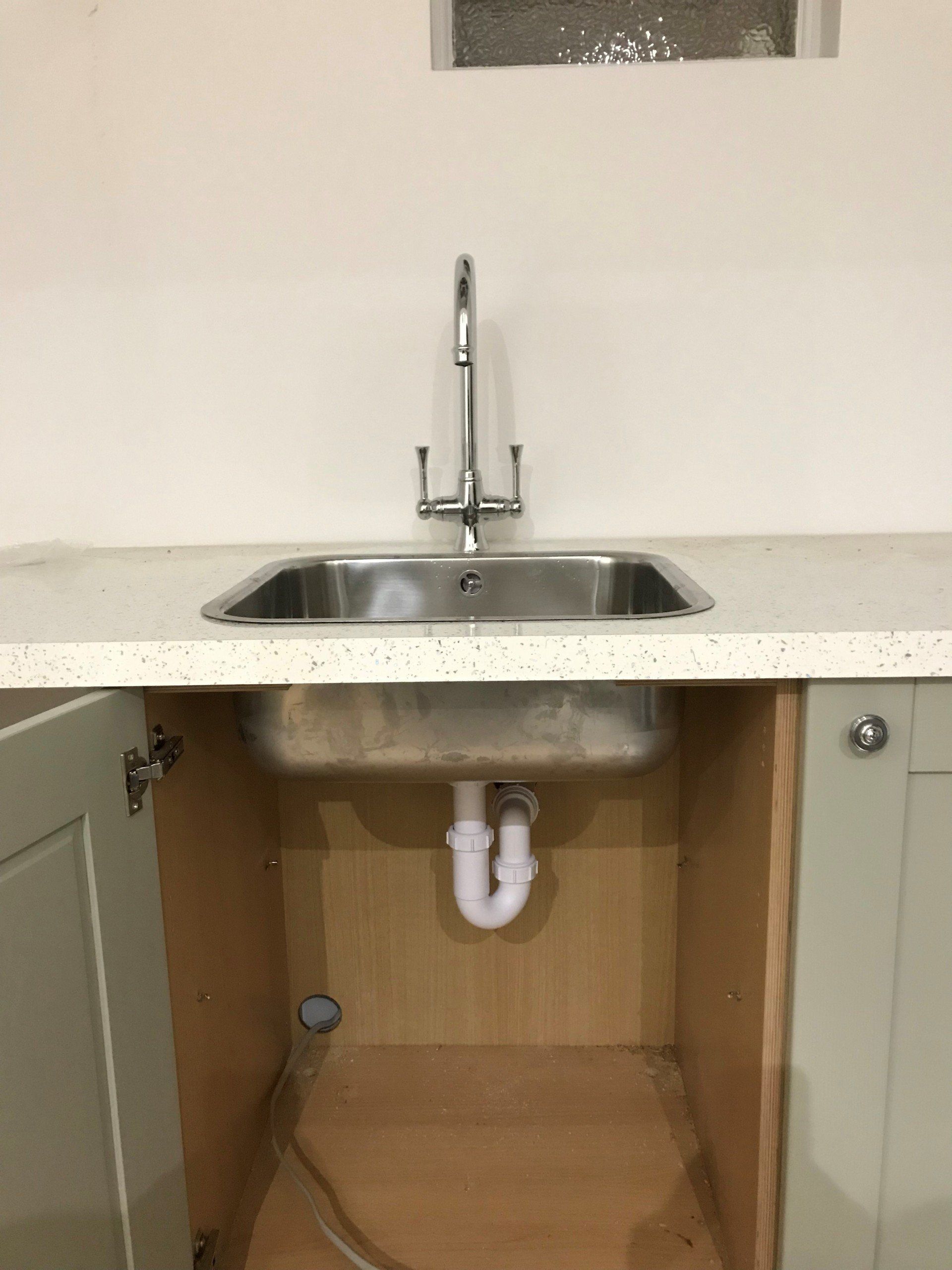 Kitchen Sink installation in Bere Ferrers.