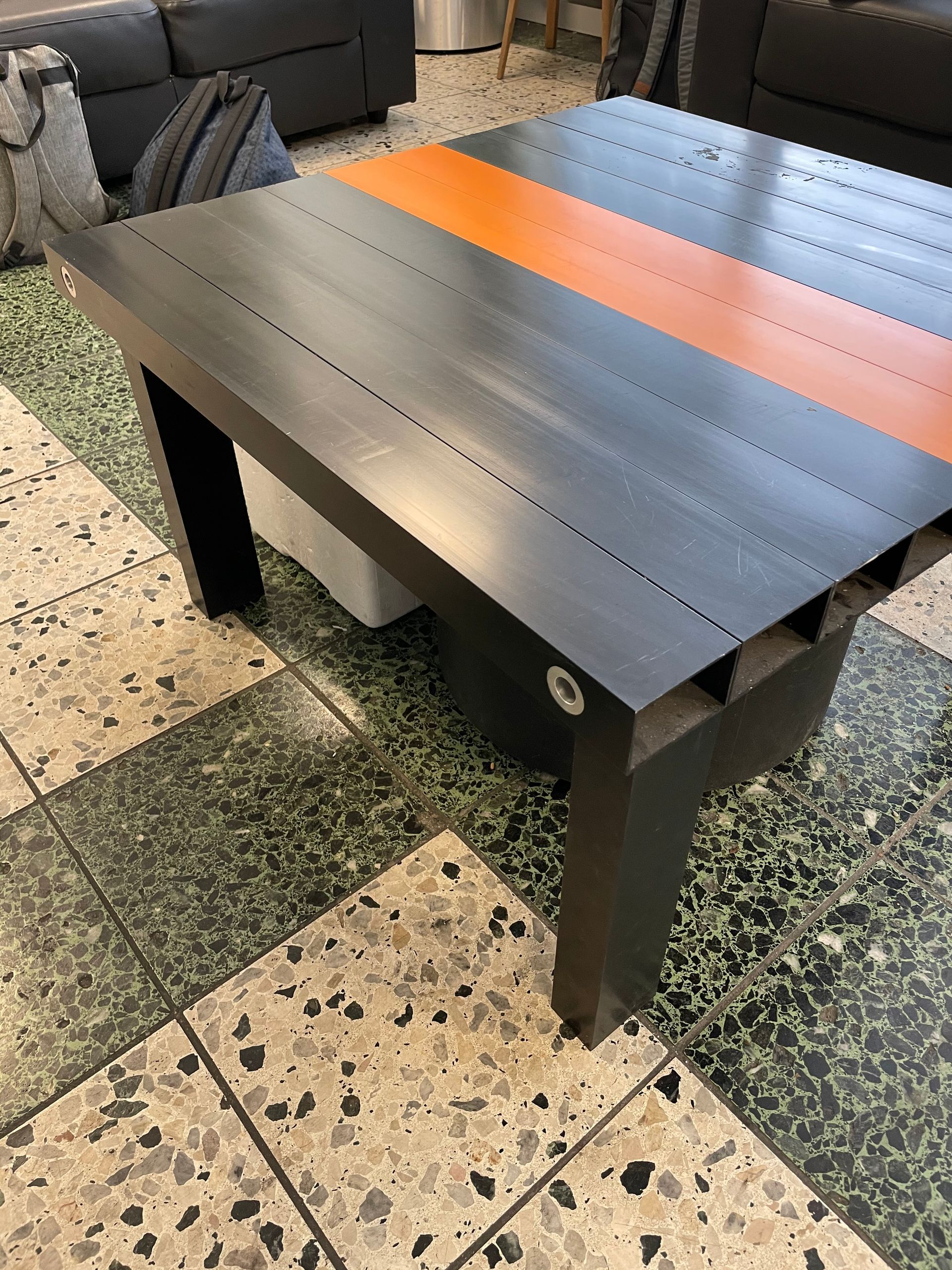 salontafel aluminium geanodiseerd