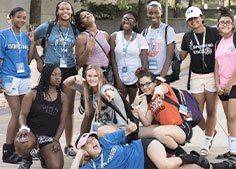 Group of FCA athletes posing for the camera
