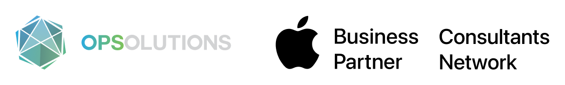 OPSOLUTIONS x Apple Busines Partner Consultants Network logo