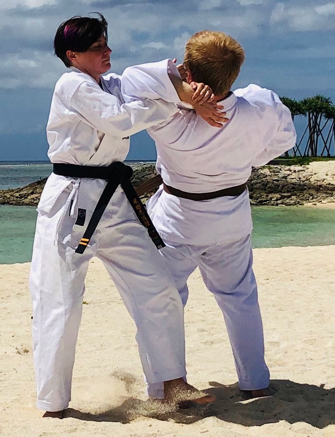 Denise demonstration self defense