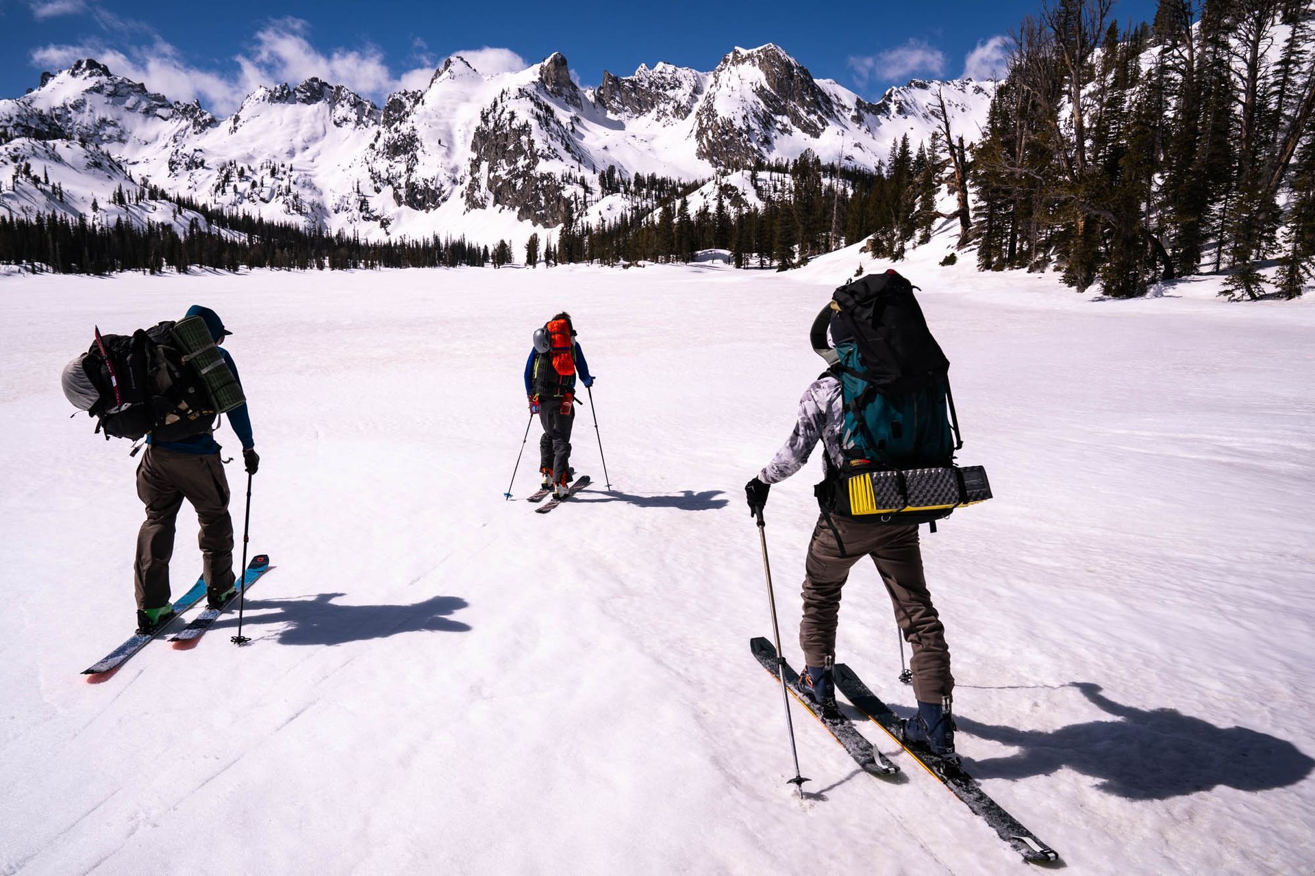 backcountry skiing approach wilderness backpacking