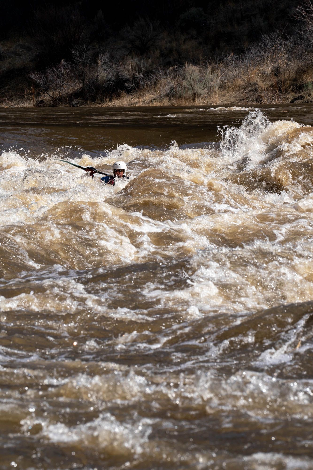 Whitewater kayaking the Owyhee river