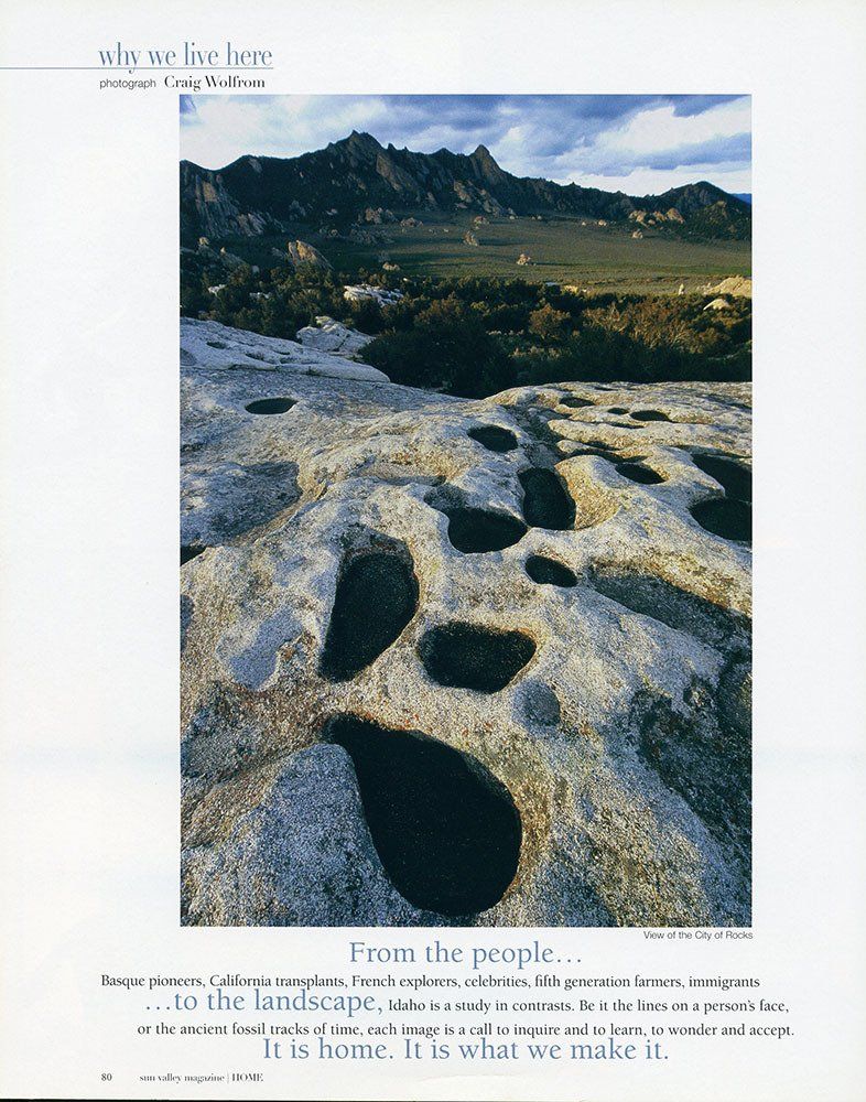 City of Rocks, National Monument, Idaho, Sun Valley Magazine, Fine art, photograph