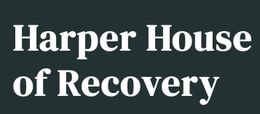 Text logo: Harper House of Recovery.