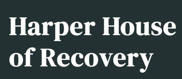 Text logo: Harper House of Recovery.
