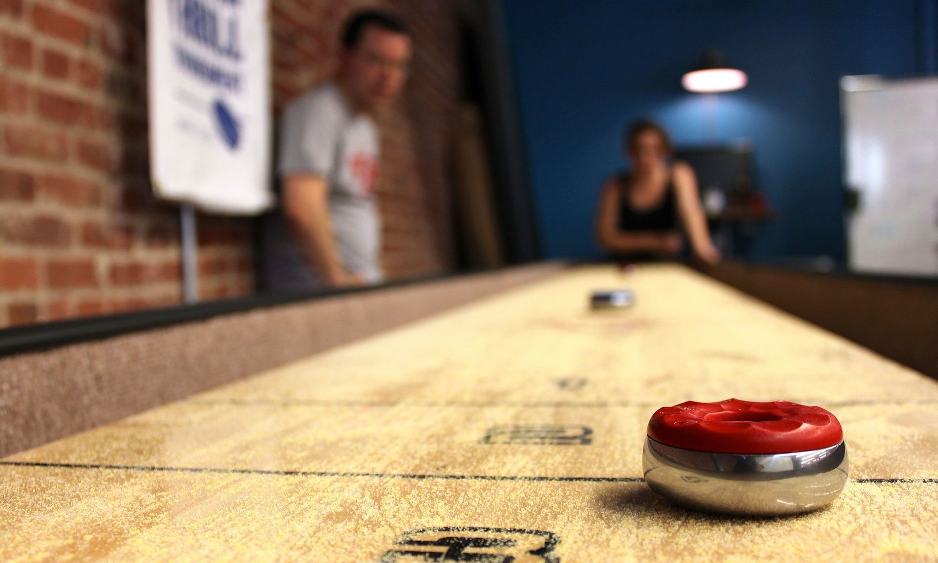 Spill shuffleboard i Oslo