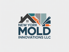 Logo: New York Mold Innovations LLC with house icon and paint brush graphic.