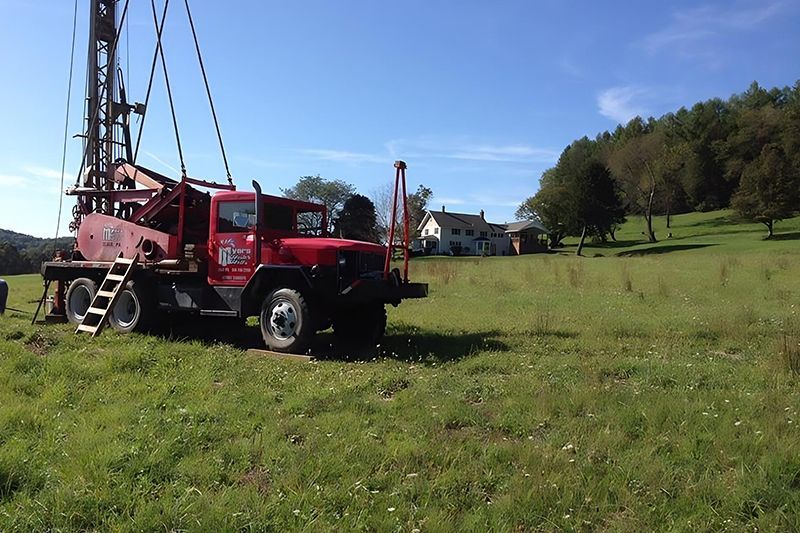 Water Well Drilling In Progress