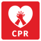 CPR Logo with Heart and Hands