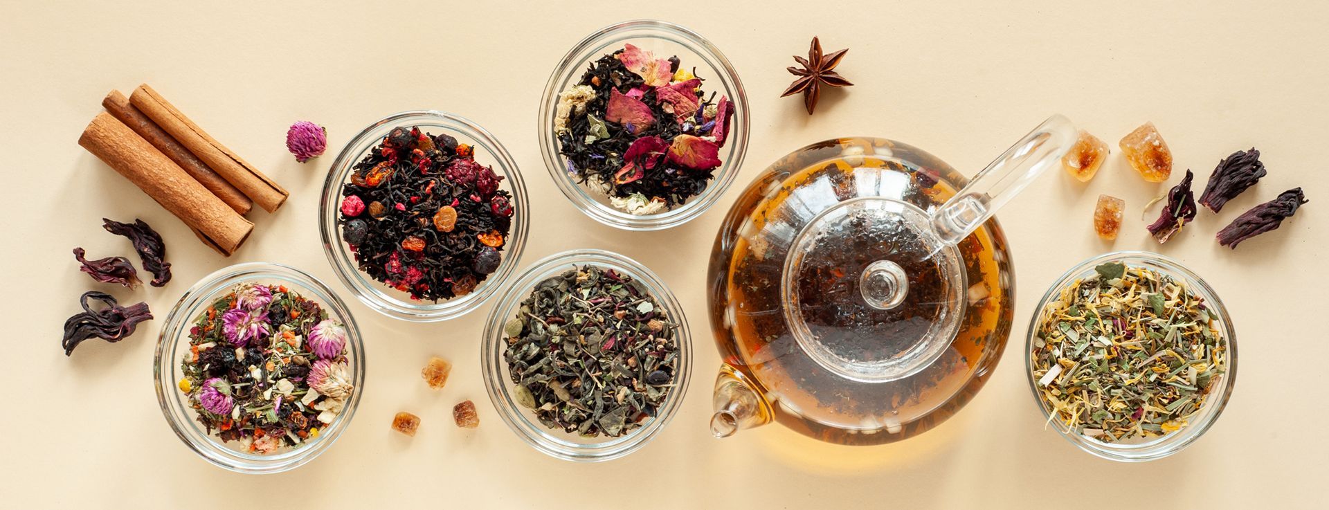 A selection of Brain Boosting Teas at Healing Arts NYC