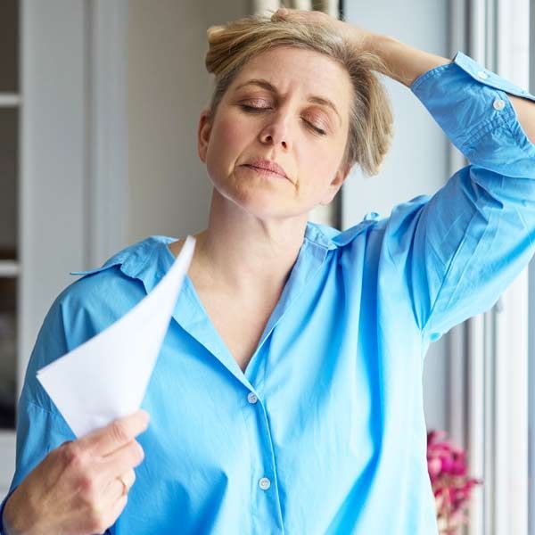 Woman with Hormone Imbalances and Menopause