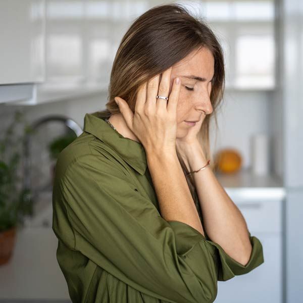 Woman with Premenstrual Dysphoric Disorder 