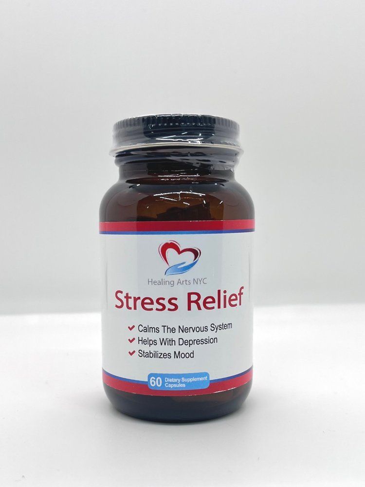 Stress Relief Supplement by Dr. Alicia Armitstead. A Natural Supplement for Calming Depression and Mood Stabilization