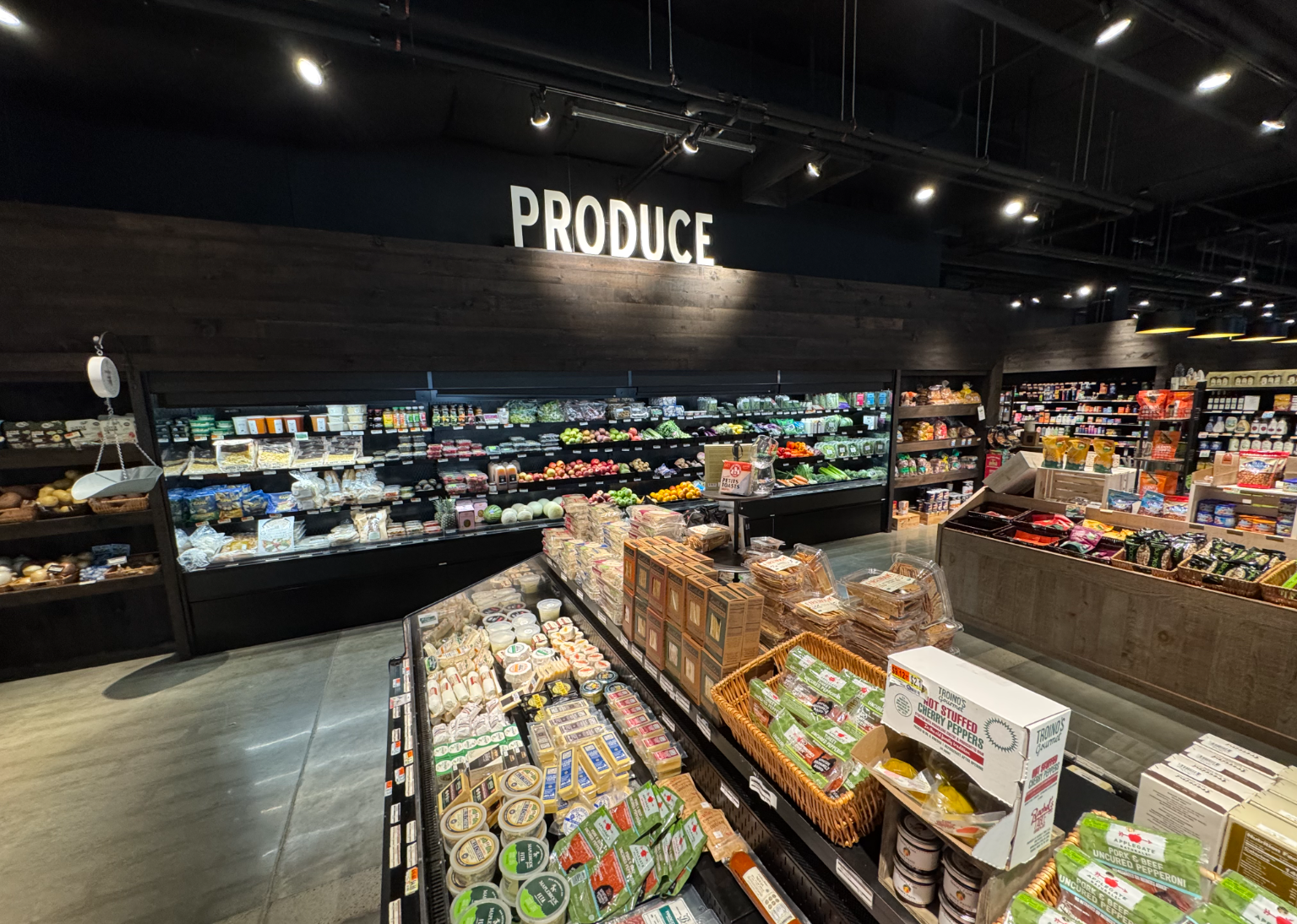 large produce section