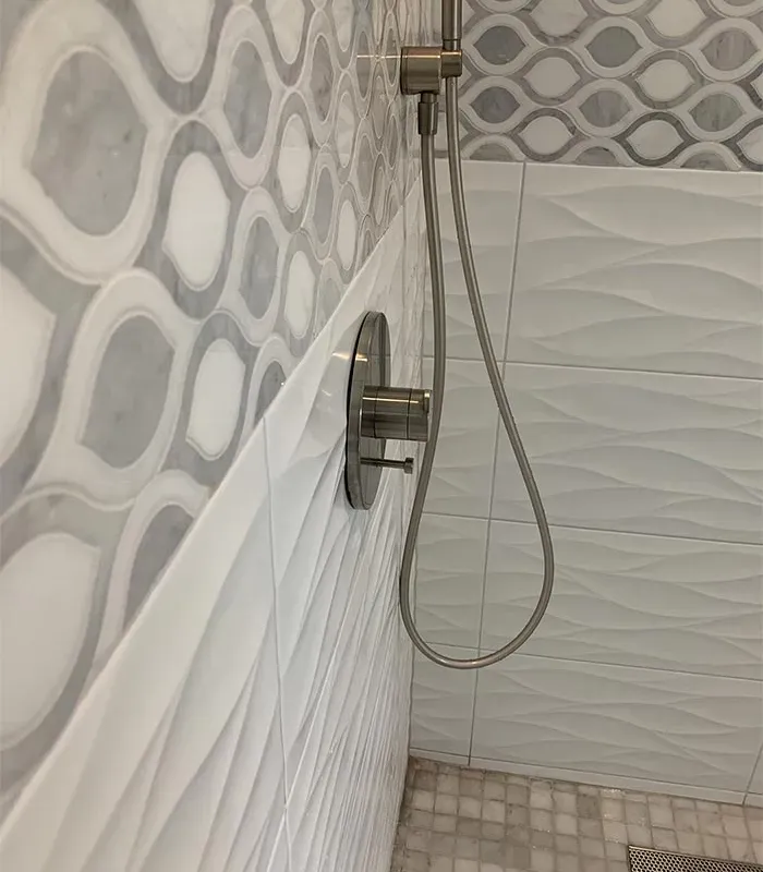 Shower with a Hose Attached to the Wall — Lutz, FL — Bella Plumbing LLC