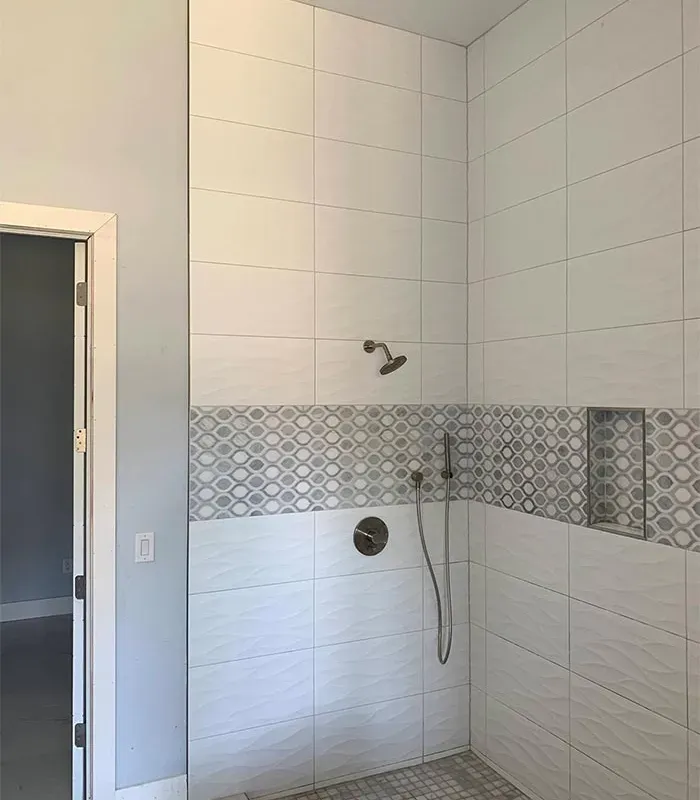 Bathroom with a Walk in Shower — Lutz, FL — Bella Plumbing LLC