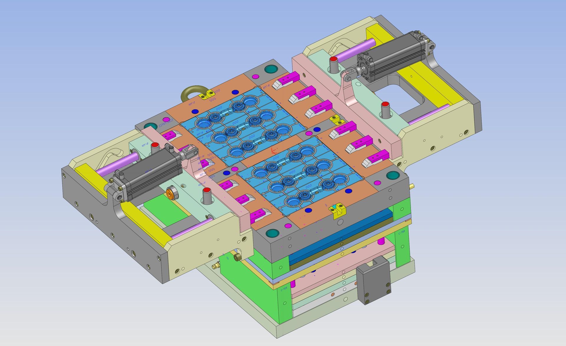 Stampo tappo flip top