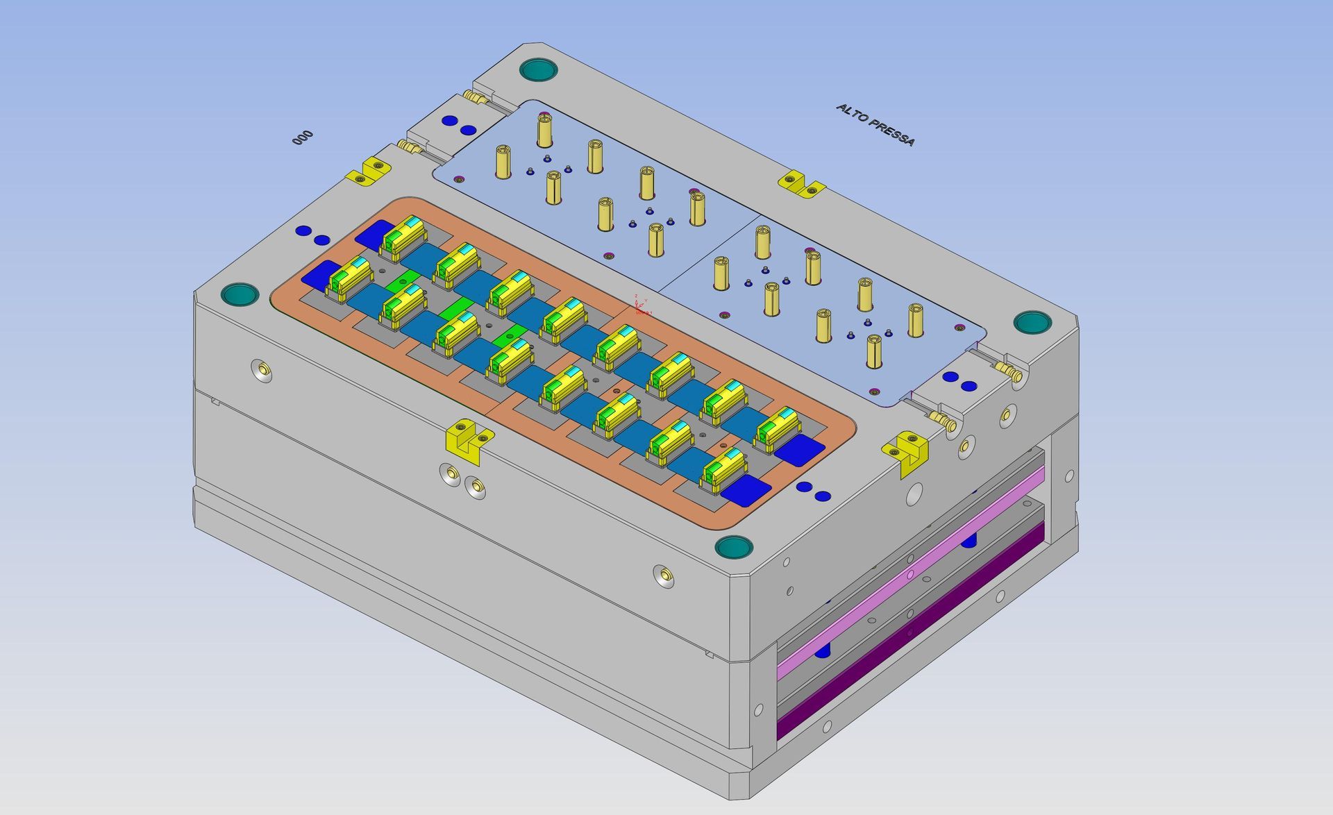 Stampo dispenser per cosmetica