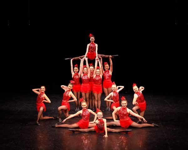 group of dancer posing