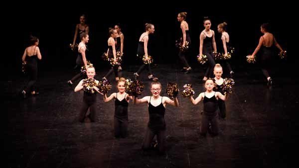 dancers in black