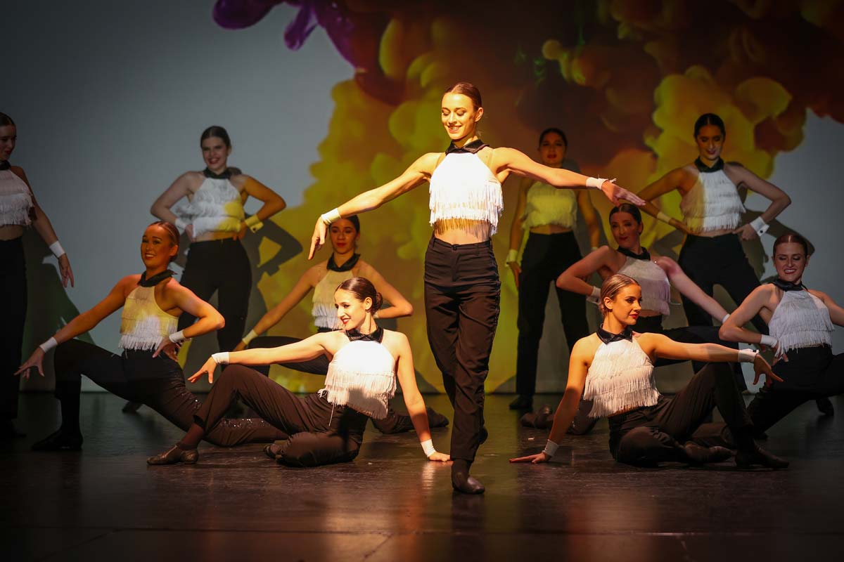 Young Performers Wearing Black and White Outfit