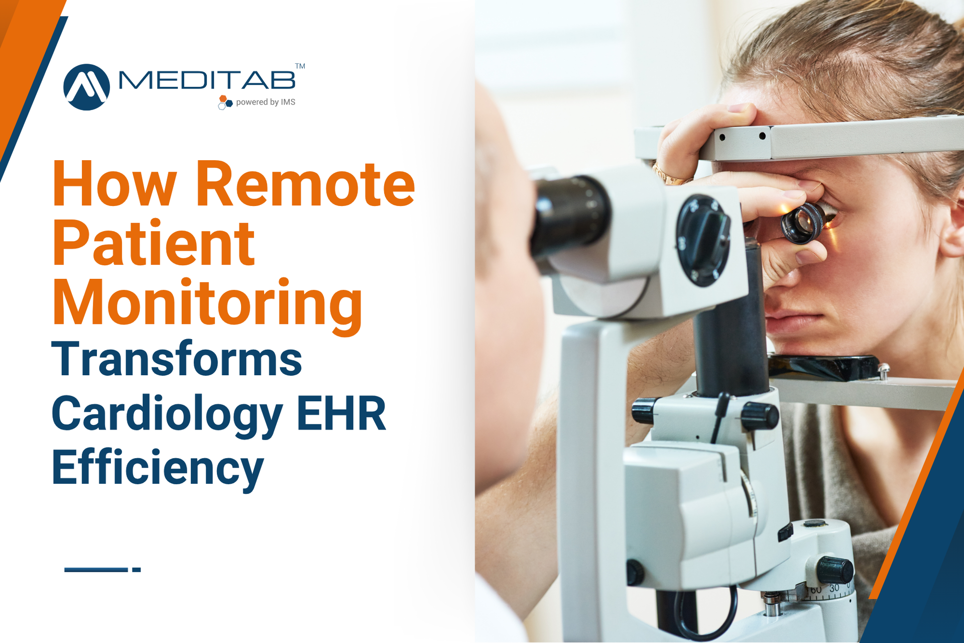 A healthcare provider uses advanced ophthalmology EHR technology to simplify workflows.