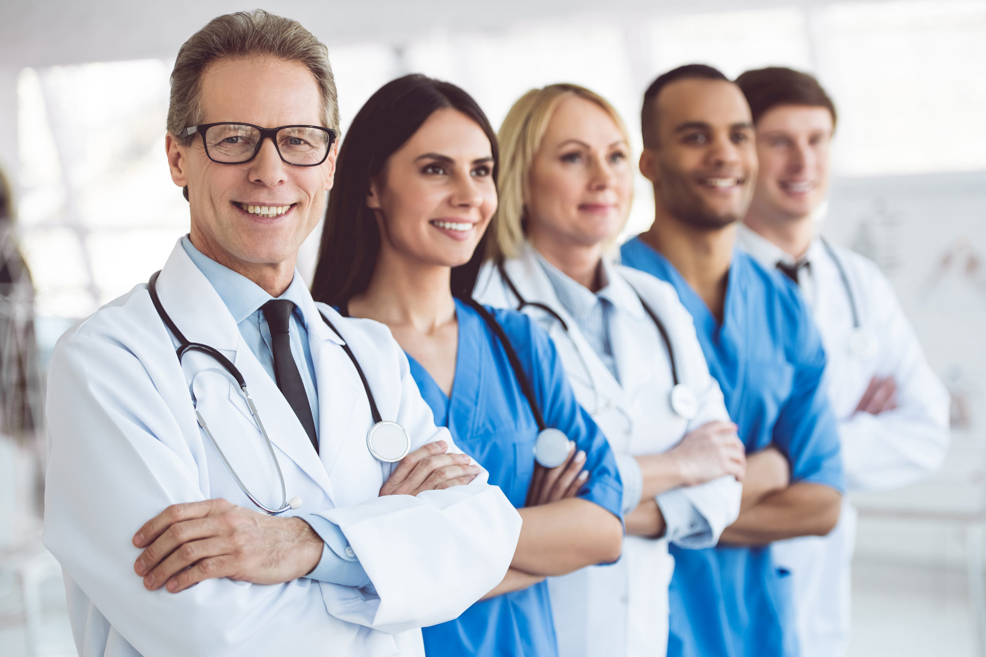 A team of healthcare professionals enjoys streamlined office workflows and reduced administrative burden by leveraging IMS EMO, the best office software for medical practice management.