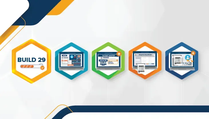 A graphic showing the steps of building a website.